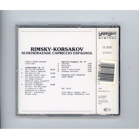 Mahler Symphony No.1 Mendelssohn No.4 & Rimsky-Korsakov Scheherazade 3CDs SEALED - Picture 6 of 6
